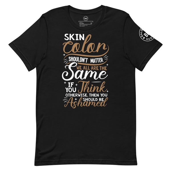 Unisex Bald Head Hustler Skin Color T-shirt